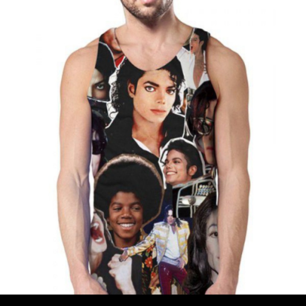 SALE! Men's Michael Jackson 3D Tank Top